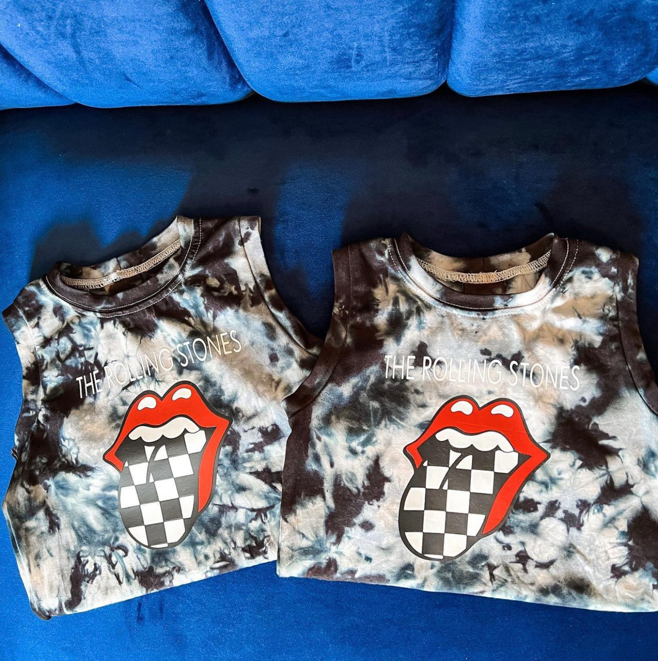 The Rolling Stones Checkered Muscle Tank